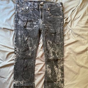 Mens True Religion Acid Wash Jeans!